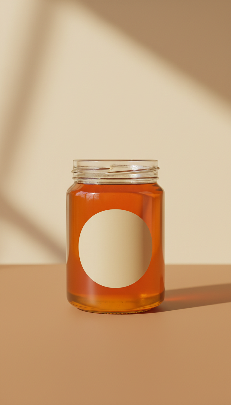 Mountain Meadow smooth honey jar